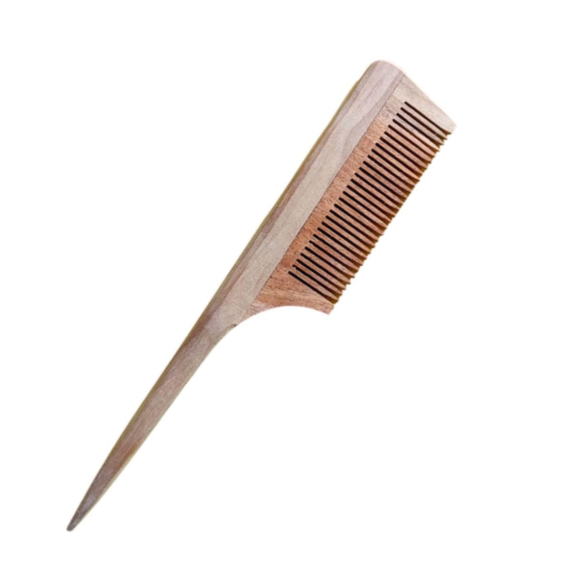 VedaSparsh-Nature's Secret Kachhi Neem Comb Treated with Neem Oil, Bhringraj & Soaked in 18 Other Hair Health Herbs- Set of 6- For both Men & Women-Dandruff & Itchiness Control, Induces Good Sleep